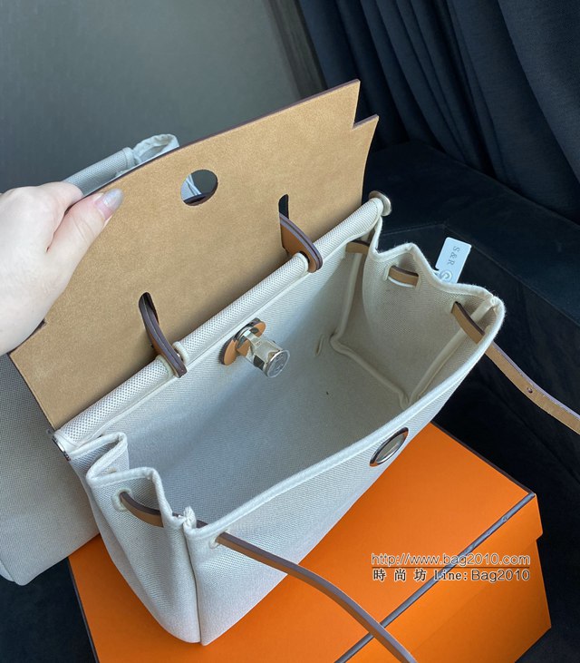 Hermes包包 愛馬仕限量古董款Herbag backpack A DOS系列 手提肩背斜挎包 男女同款  tdh2141